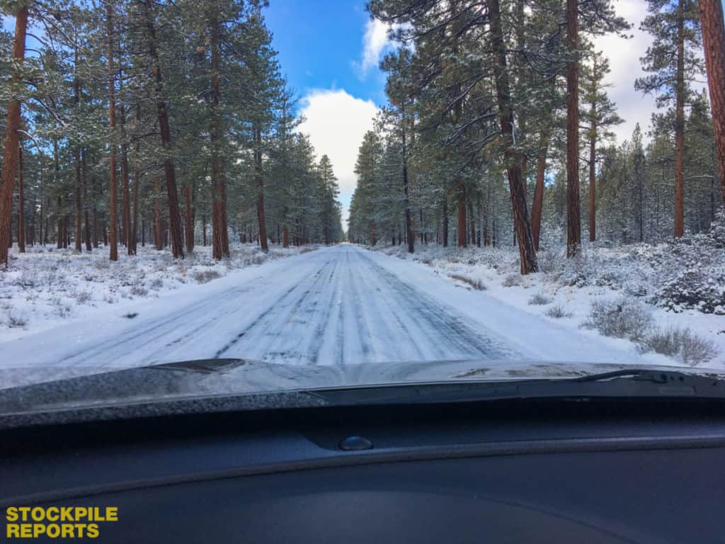 Driving in snow and ice can extend the time it takes to drive between sites.