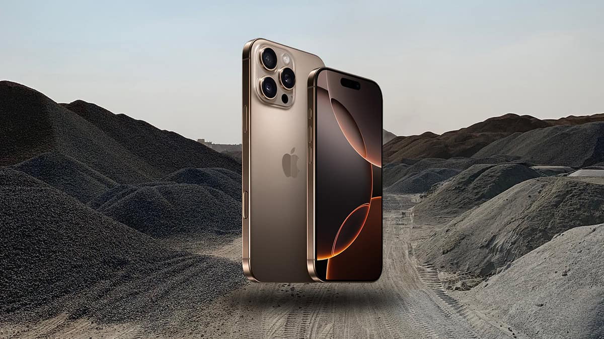 iPhone 16 Pro in a Quarry